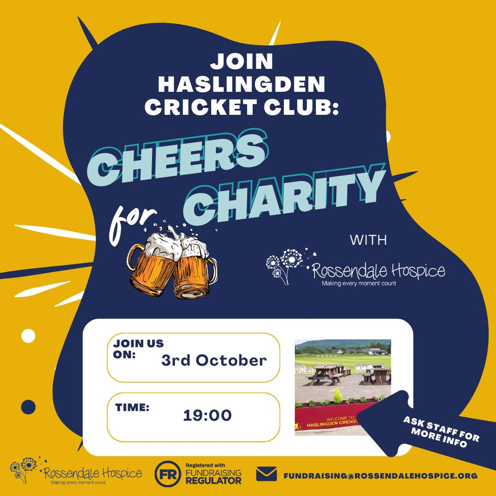 Cheers for Charity Quiz Friday 3rd October 7pm