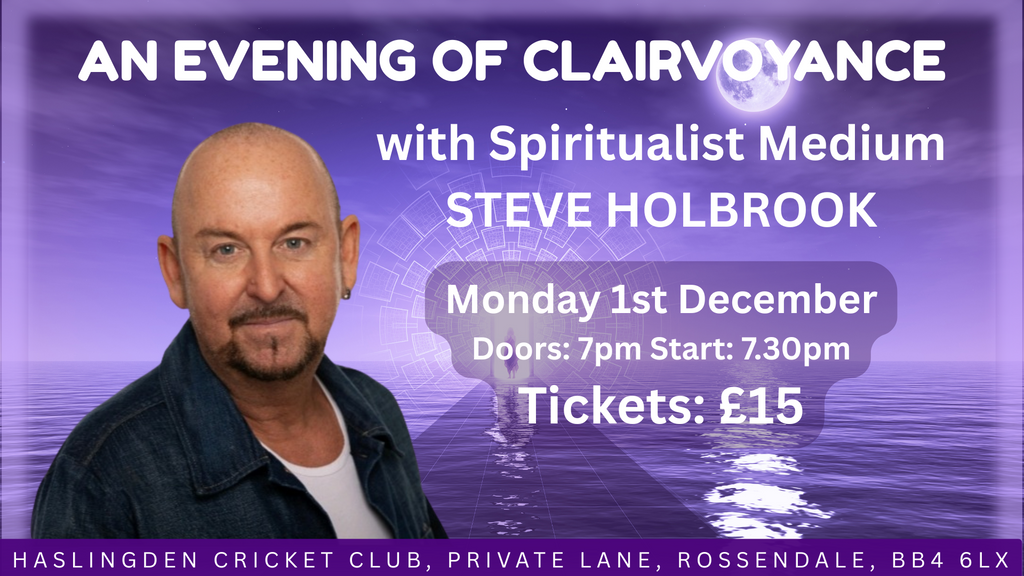 An Evening of Clairvoyance - Monday 1st December from 7pm
