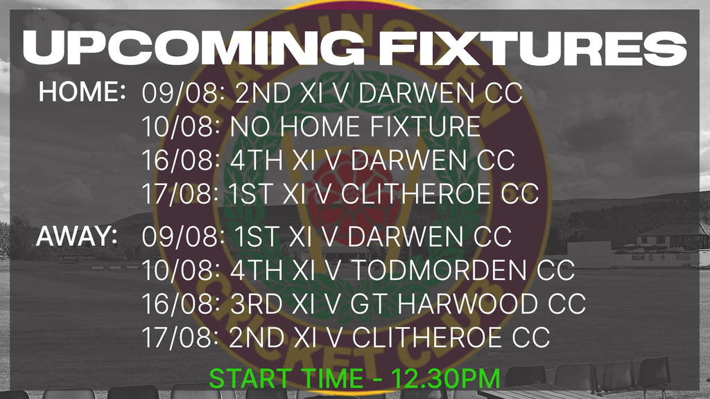 Upcoming August fixtures
