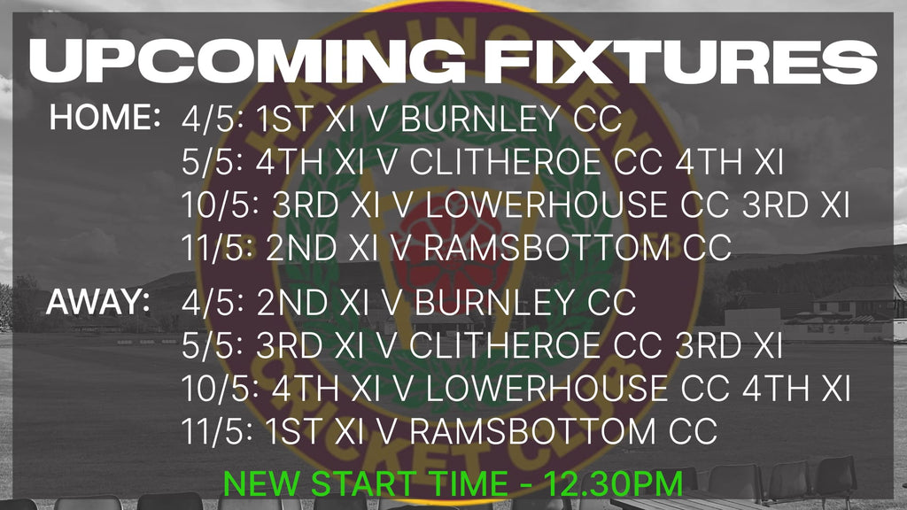 May Fixtures and Football on TV